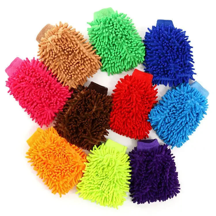 Car Wash Gloves Washing Wiper Car Cleaning Towel Auto Dust Washer Mitt Microfiber Gloves Car Wash Household Washing Amagi