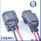 2 Pin auto waterproof connector LED Headlights Daytime Running Light Fog Light wiring harness plug 6189-7408 6181-6851 for Honda