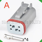 4 Pin Automotive Connectors Wire harness Plug DT06-4S DT06-4SA DT06-4SB DT06-4SC DT06-4...