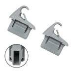 2Pcs Sun Visor Holder Clip Grey MR654343 For Mitsubishi Lancer Outlander Sport ASX Car Gray Sun Plate Clamp Holder Hook