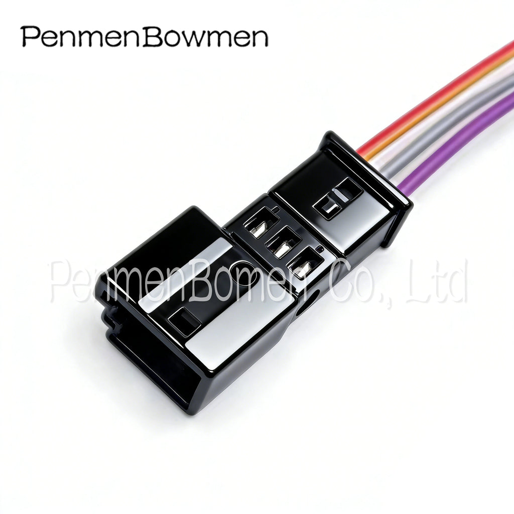 1 Set 3 Pin Car Stereo Speaker Tweeter Light Treble Electrical Cable Connectors Wire Harness Plug for BMW 1-968700-1 1C0973119B