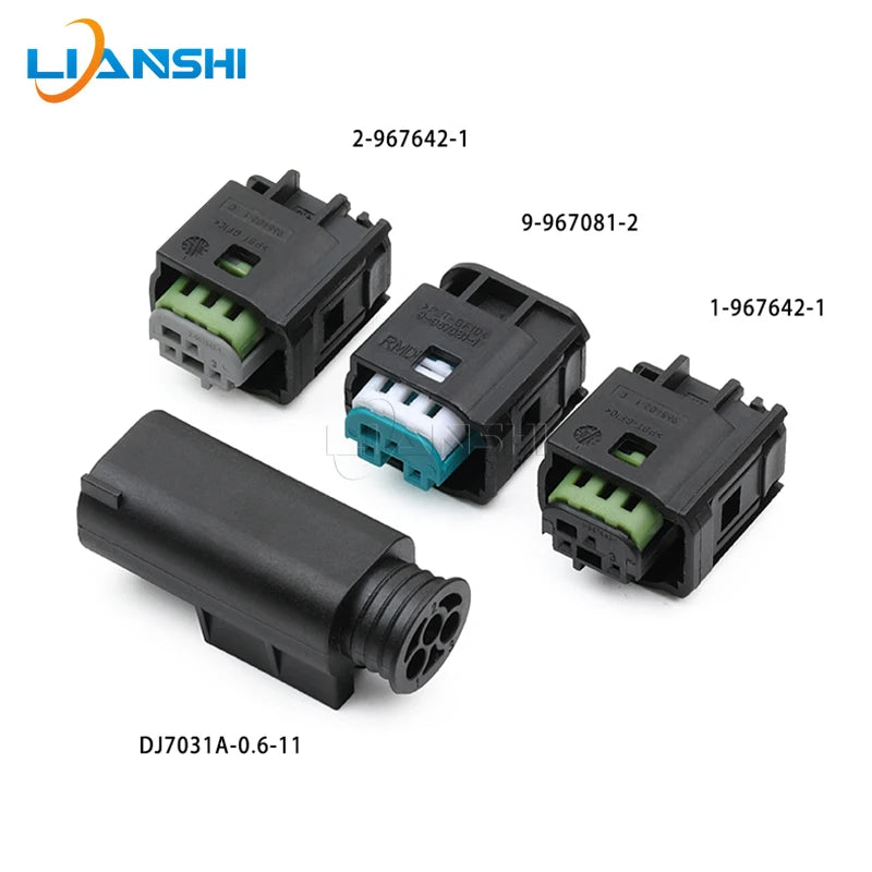 9-967081-2 Automotive air conditioning pressure switch 3pin sensor plug Headlight wiring harness plug-in 2-967642-1 1-967642-1