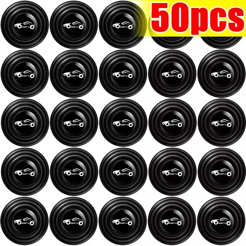 50/1PCS Car Door Shock Absorber Silicone Pads Universal Anti Shock Pad Car Door Protector Stickers Anti Collision Gasket Buffer