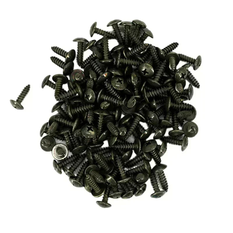 Mixed Car Motorcycles Metal 100/10pcs Screw Tapping Fastener U-Type with Screw Anti-rust Protection Clip Buckle Iron Sheet Amagi