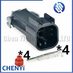 4 Pin Automotive waterproof connector Car fan motor Wire harness plug 12191399 12191387 For Chevrolet Buick