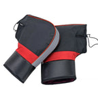 1Pair Motorcycle Handlebar Muffs Protective Motorcycle Scooter Thick Warm Grip Handle Bar Muff Rainproof Winter Warmer Gloves