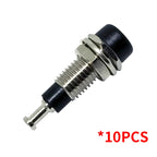 20/50/100PCS 2mm Banana Female Socket Jack with Insulated Copper Wiring Terminal—Ideal for Panel Testing and Speaker Connections