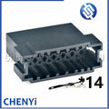 14 Pin Automotive connector speaker wire harness plug For Optical Fiber Amplifier Fit Kapud Car DVD Navigation GPS CY001419-2.8F