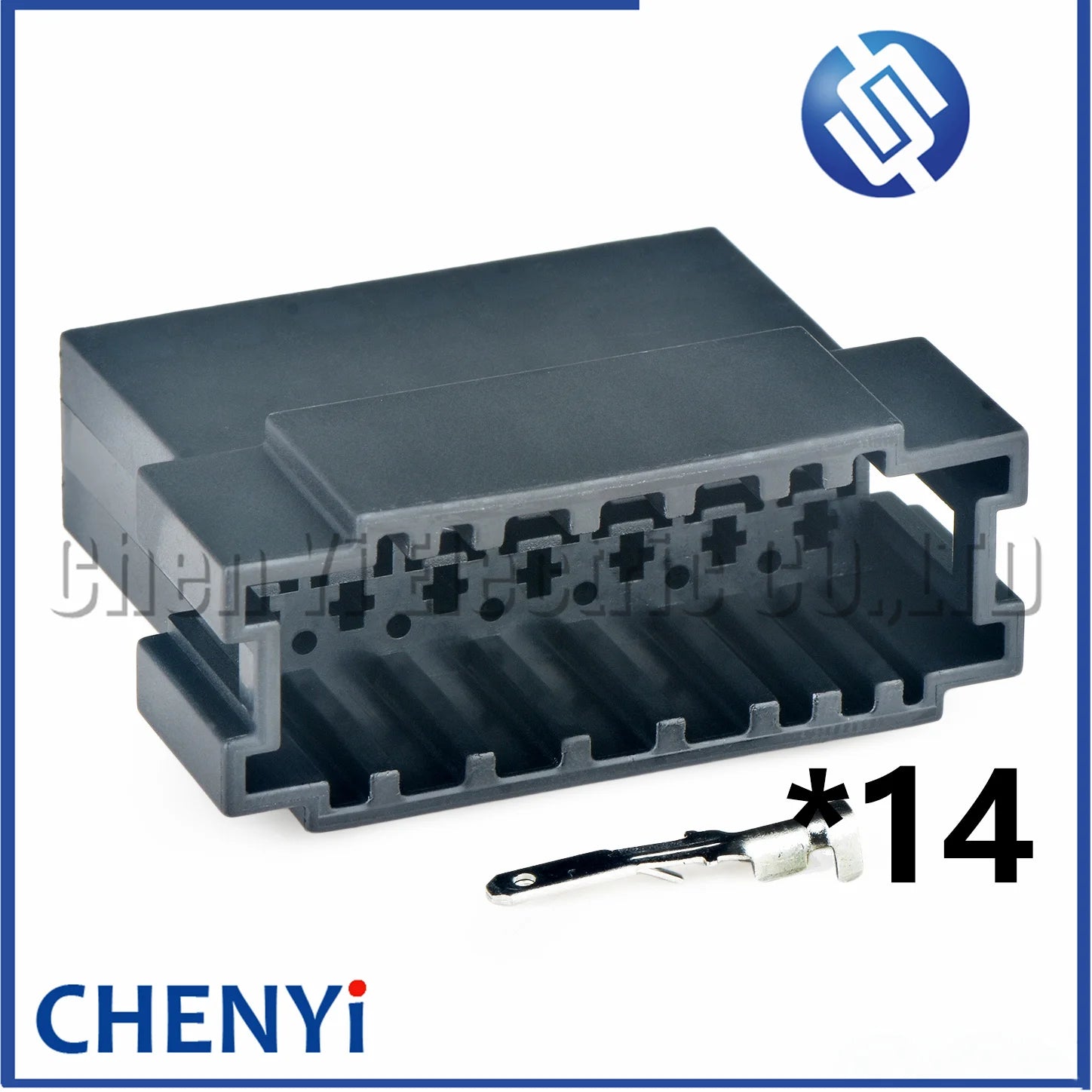14 Pin Automotive connector speaker wire harness plug For Optical Fiber Amplifier Fit Kapud Car DVD Navigation GPS CY001419-2.8F