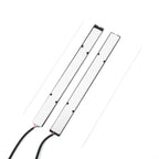 2Pcs 17cm COB Car Fog Light LED Light Strip RED Waterproof Car 12V DRL Fog Light Driving Lamp Car Styling Led Day Light