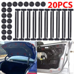 Nylon Cable Tie Buckle Universal Car Fender Trunk Engine Guard Panel Wire Management Secure Auto Fastener Screw Replacement Clip