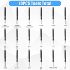 18 Pcs Car Cable Plug Removal Tool Pin Extractor Repair Remover Key Tools With Box Car Auto Cable Plug Remove Pin Puller