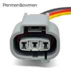 1 Set 3 Pin Car Vehicle Speed Sensor Meter Electrical Cable Connectors Female Wire Harness Plug