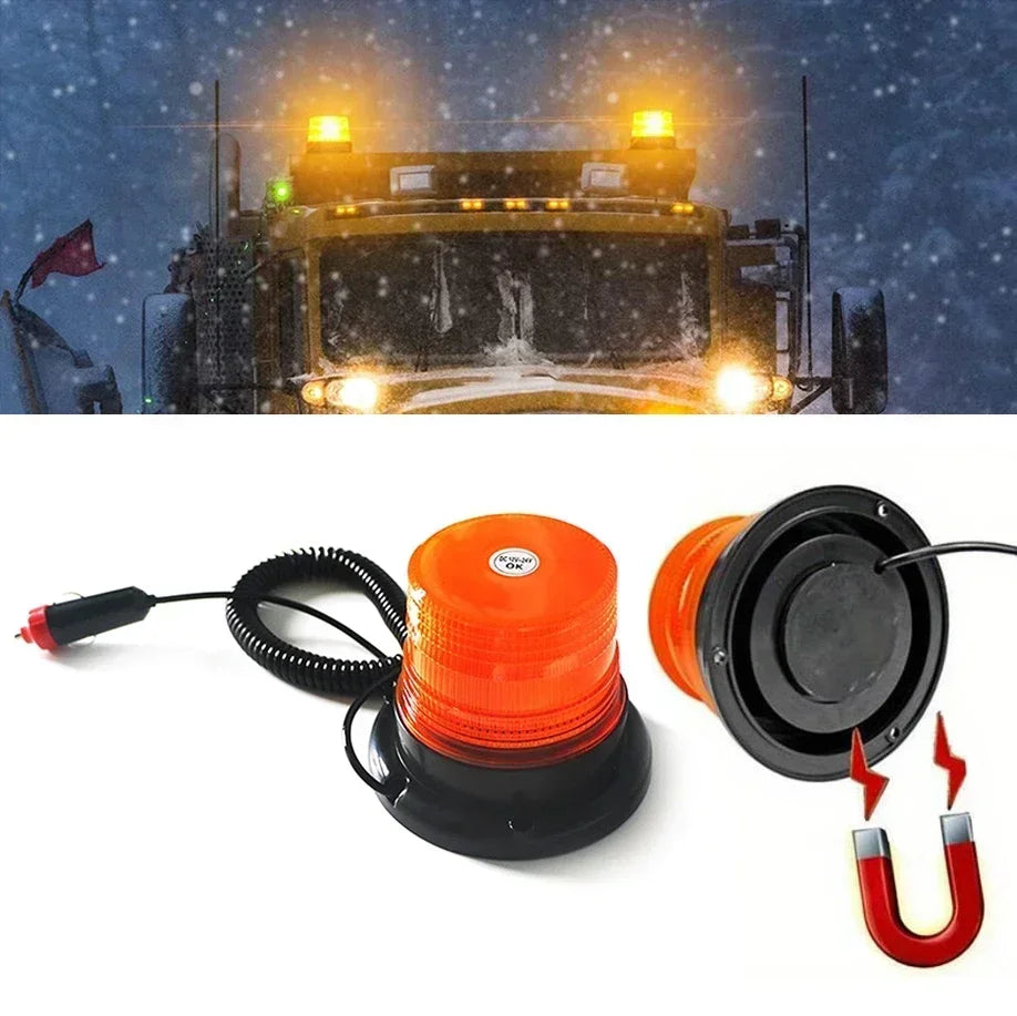 12V Car Strobe Light Emergency Mounted Vehicle Car LED Strobe Warning Light Police Flashing Lights Led Emergency Lights Amagi