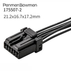 1 Set 6 8 12 16 20 Pin 1.2mm Sheathed Car Window Lifter Plug Connector Wire Harness 174047-2 174045-2