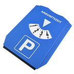 1 Pc Car Parking Disc Timer Clock Arrival Time Display Blue Plastic Portable Parking Time Tools 24 Parking Disc Parking Meters