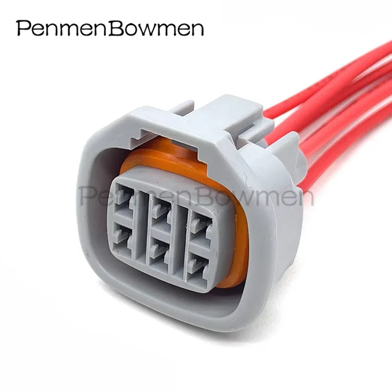 1 Set 6 Pin Car Ignitor Accelerator Throttle Pedal Electrical Connector Wire Harness Plug 6189-0029 90980-11144 for Toyota