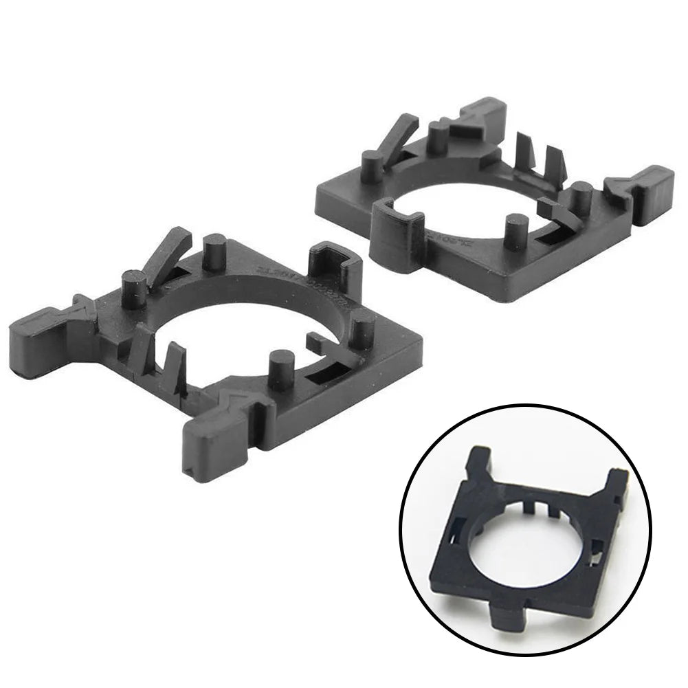 2 Pcs H7 LED Headlight Bulb Holders Adapters Socket Retainer Headlamp Mount Stand For Ford For Focus For Fiesta