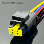 1 Set 2 3 4 5 6 Pin Car Turn Light Lamp Electrical Cable Connectors Female Mal Wire Harness Plug for Renault Peugeot Citroen