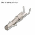 20 Pcs 2.3mm Automotive Brass Electrical Wiring Crimp Terminal Tin Plated Male Female Plug Round Pin