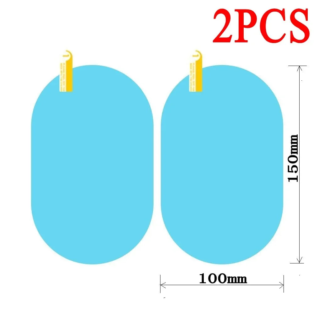 1-4PCS Car Side Window Rearview Rain Film Anti-Fog Rain-proof Car Window Mirror Waterproof Sticker Films Decals Rain Proof Films