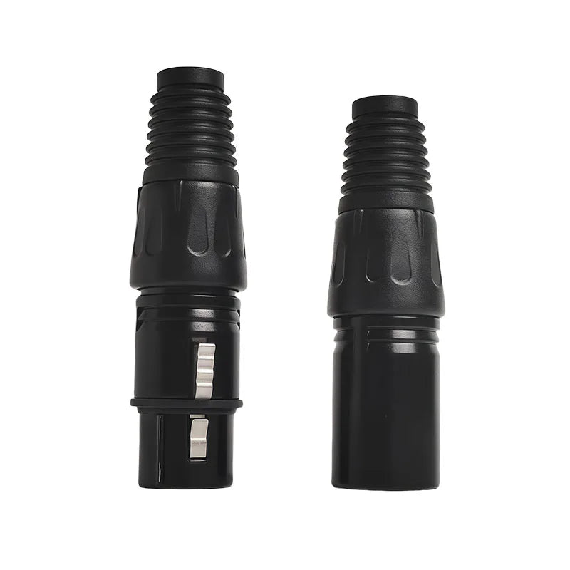 4/10/20PCS Gold-Plated 3-Pin XLR Male to Female Adapter, Balanced Audio Mic Connector for Microphone, Mixer, Speaker, Studio