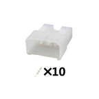 10-PIN Connector Unsealed 2.3mm Male Female Connectors Wiring Harness Housing Cable Socket MG620055 MG610056