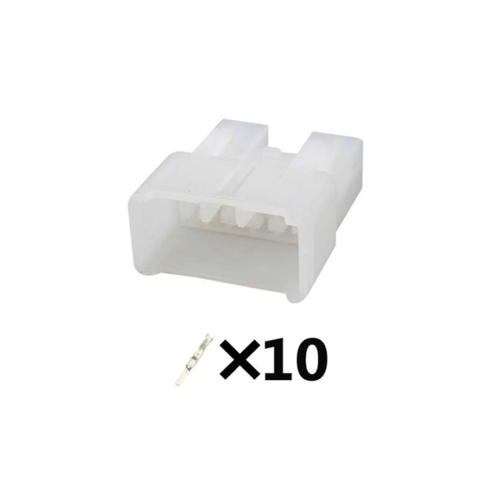 10-PIN Connector Unsealed 2.3mm Male Female Connectors Wiring Harness Housing Cable Socket MG620055 MG610056