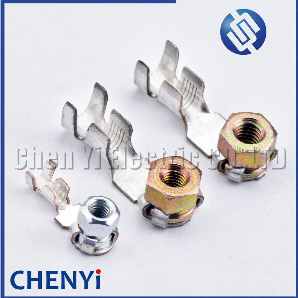 Excavator Parts Diesel engine fuel injector nut terminal M4 M5 M6 2050216-1 1599300-1 1599298-1 1599297-1 26306212179 615649