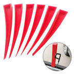 Red Auto  Car Door  For Window  Wedge Panel  Paintless Dent  Removal Repair Seam Starter Expander Auxiliary Hand Tool