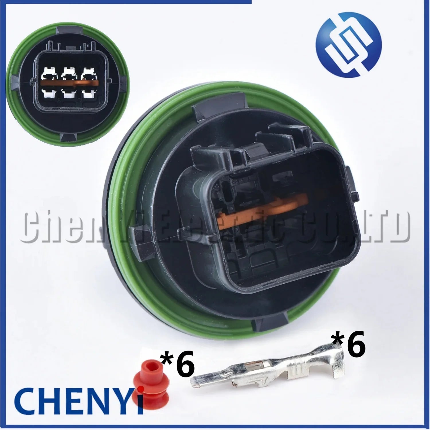 6 Pin Auto waterproof housing plug wiring cable Car headlight connector Light Lamp Plug HP066-06021 for Hyundai Elantra K3 K5