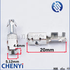 20 Pcs crimping loose terminal Insurance Fuse Holder Terminal 10863583 Automotive Meter Fuse Box Terminals 320100365