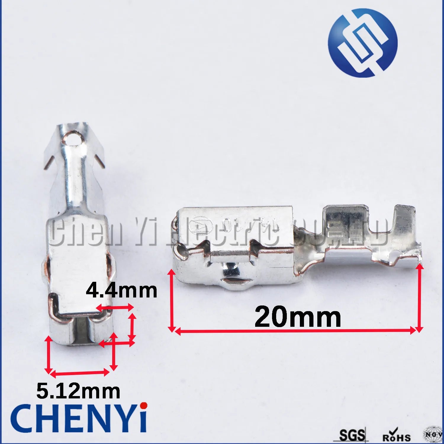 20 Pcs crimping loose terminal Insurance Fuse Holder Terminal 10863583 Automotive Meter Fuse Box Terminals 320100365