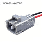 1 Set 2 Pin Auto Fog Lamp Turn Signal Electrical Connector Female Male Wire Harness Plug for Toyota 90980-11019 6189-0175