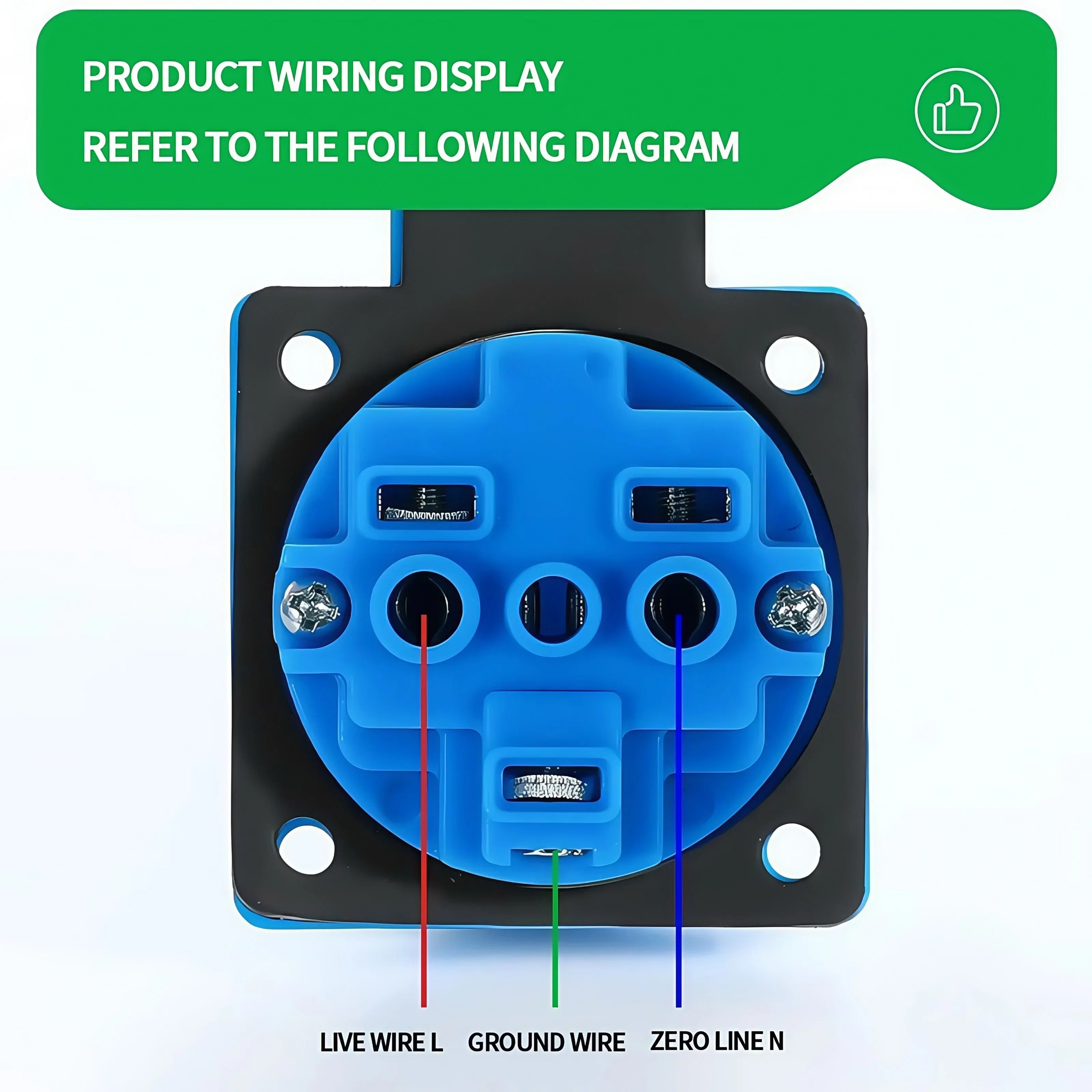 IP54 16A Outdoor Socket with Flip Cover | Euro/UK/BR Plug Waterproof for Garden & Industrial Use - Heavy Duty Explosion-Proof