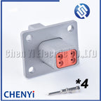 Connector With Fixed Flange Plug DT04-2P-L012 DT04-4P-L012 DT04-6P-L012 DT04-8P-L012 DT04-12P-L012 DT06-2S For Deutsch