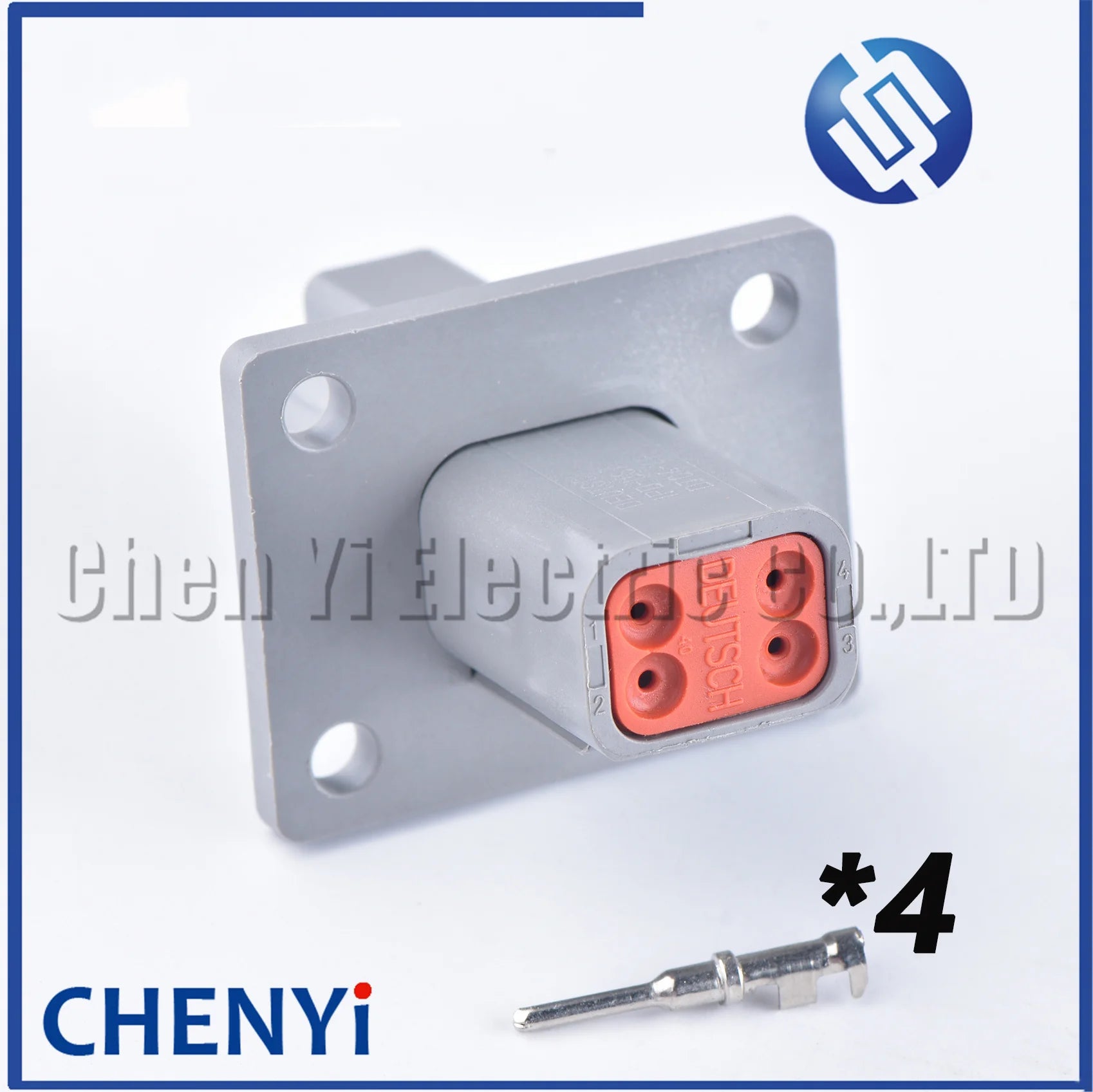 Connector With Fixed Flange Plug DT04-2P-L012 DT04-4P-L012 DT04-6P-L012 DT04-8P-L012 DT04-12P-L012 DT06-2S For Deutsch