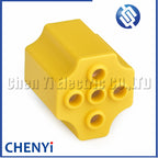 5 Pin Automotive connector Ceramic Car Relay Holder Socket harness Plug with Holster