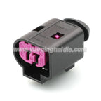 2 Pin Waterproof 3.5mm Male Female Connector with Wire For VW Passat Golf Jetta A3 A4 A5 A6 Q7 TT 805-198-541 1J0973772
