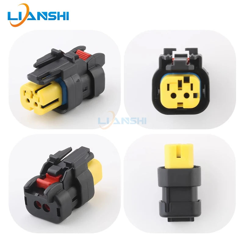776534-1 776427-3 Suitable for excavator engine nozzle plug 2pin battery valve wiring harness connector fitting terminal