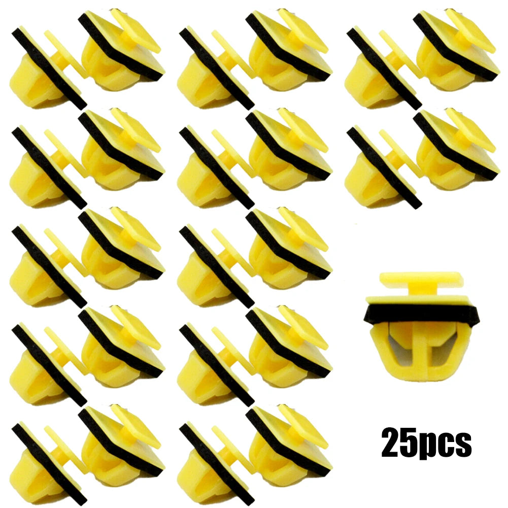 25Pcs Exterior Sill  Body Side Moulding Retainer Clips For Hyundai 87758-35000 Auto Clip Rivet Retainer Fastener