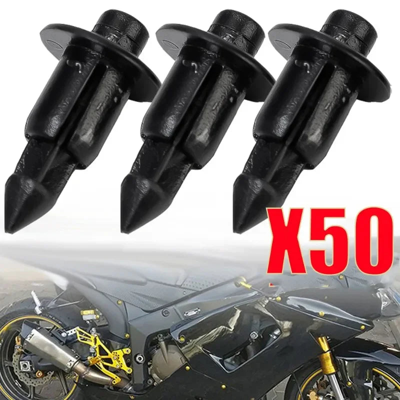 Car Motorcycle Plastic Rivets Fairing Fasteners Expansion Screw Buckle Motorcycle Shell Flow Cover Screws Motor Accessories Part