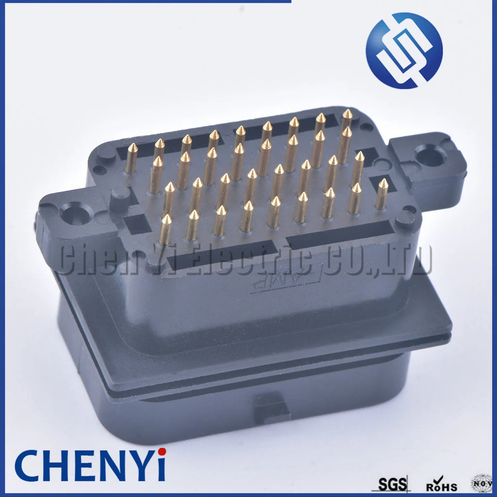 34 Pin 3-1437290-9 1.0mm Series ECU Auto Connector Electrical PCB Computer ECU Connector 64327288-2 4-1437290-1