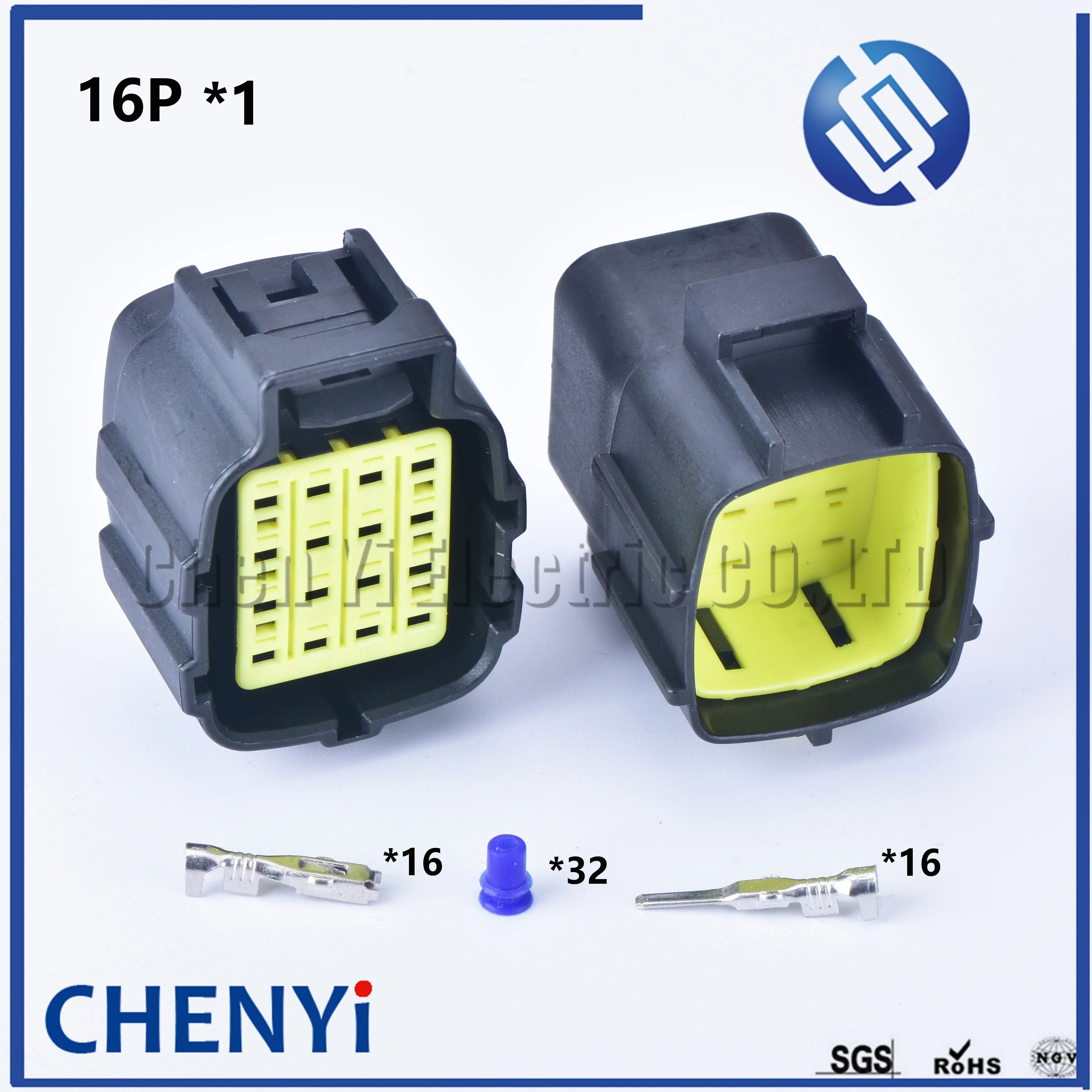 299 Pcs 1.8mm 1-16 Pin Waterproof plug Electrical Wire Connector Sets Kits with Crimp Pins and rubber seals 174661-2
