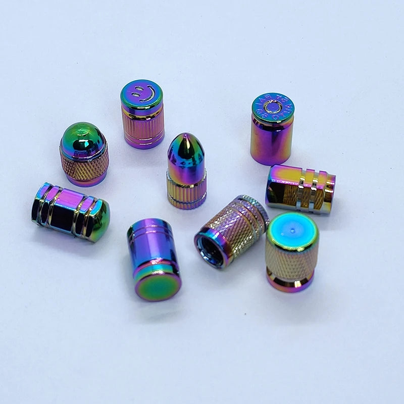 1Pcs Multicolor Tire Valve Stem Caps, Universal Stem Covers for Cars, SUVs, Bike and Bicycle, Trucks, Motorcycles