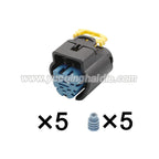 5 Pin Connector Waterproof 1.2mm Male Female Connector Automobile Wire Harness Sensor Cable Plug for GM Buick 1928405159