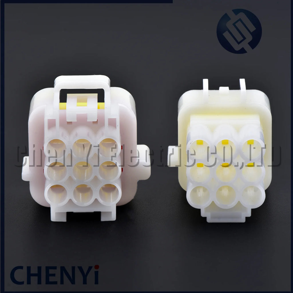 9 Pin white Sealed Waterproof Electrical Auto controller Harness Connector Plug FW-C-9M-B FW-C-9F-B For Inbor Kelly Furukawa