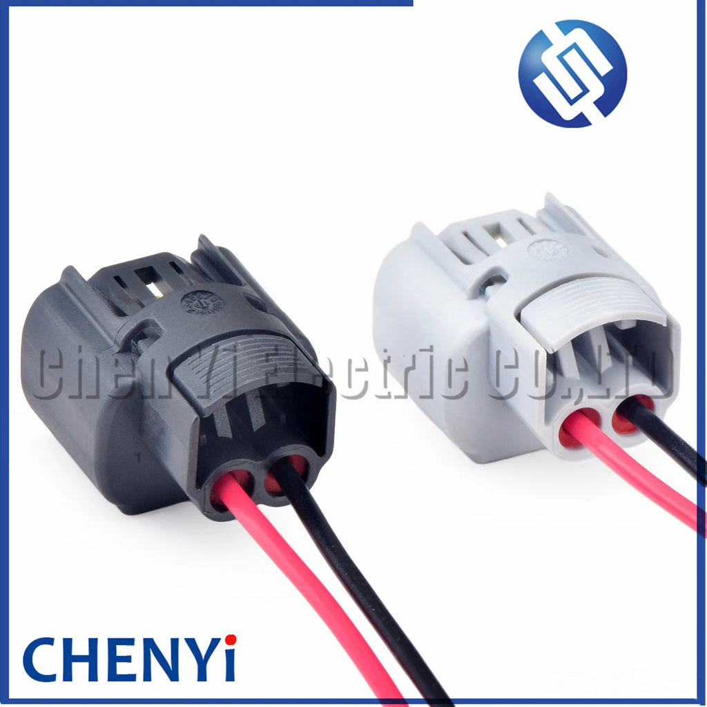 2 Pin Auto waterproof connector Headlight front bumper light plug tail light fog light plug for ford mustang Buick Regal excelle