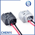 2 Pin Auto waterproof connector Headlight front bumper light plug tail light fog light plug for ford mustang Buick Regal excelle