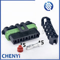 5 Pin Female Automotive waterproof connector car fuel pump Wire harness plug 15300030 For Suzuki Opel GM